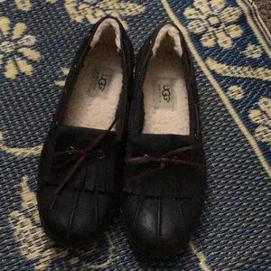 Ugg Australia slip on Haylie Loafer Leather shoes